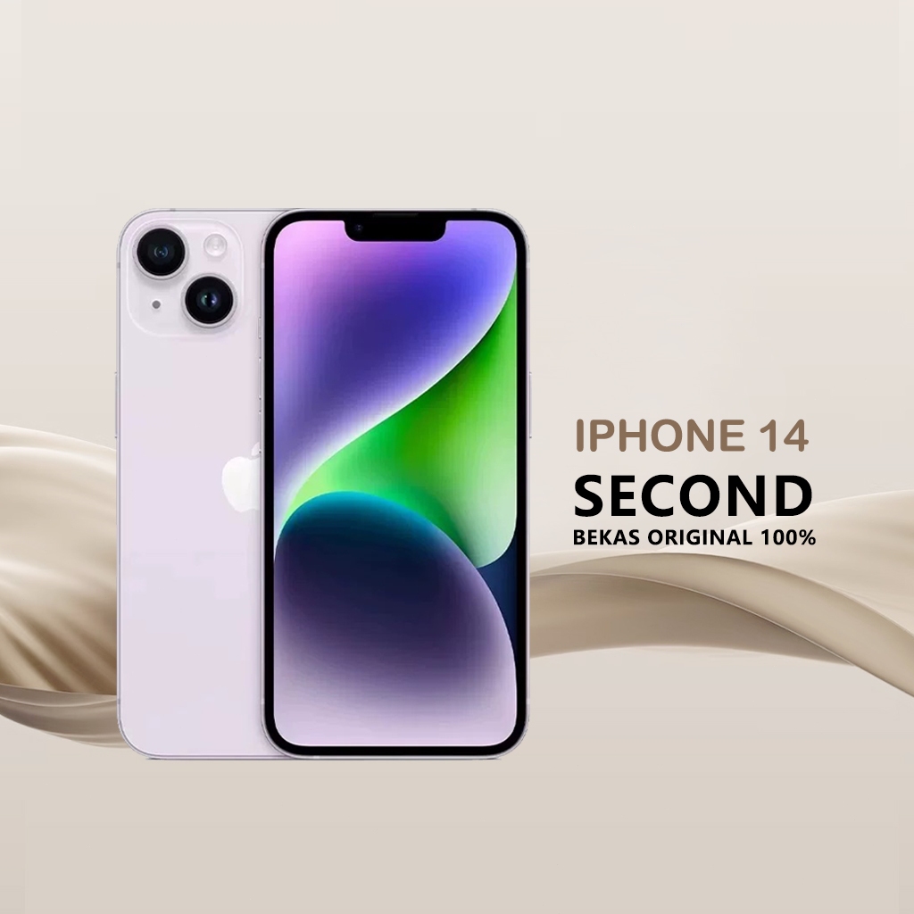 IP 14 Plus SECOND ORIGINAL iPhone 14 BEKAS MULUS FULLSET ORIGINAL