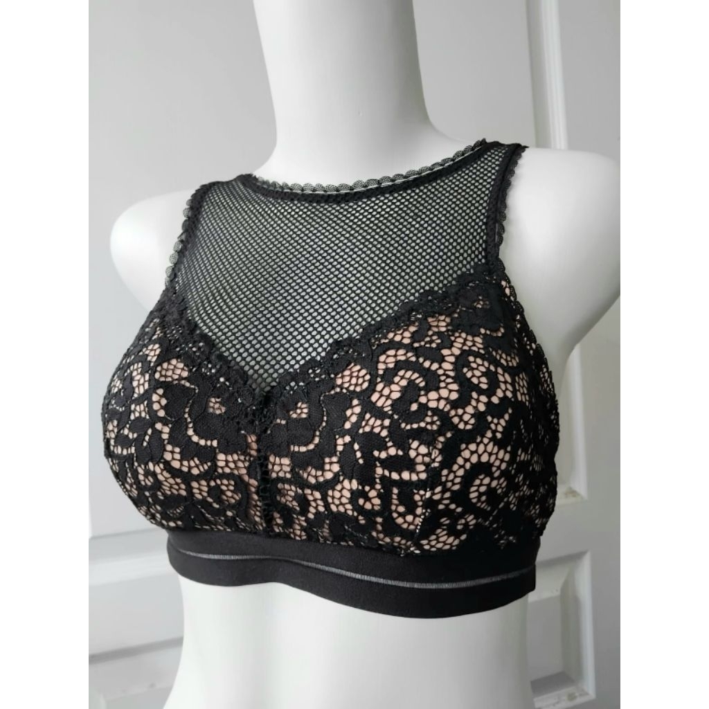 Tank top bra jaring transparan size L
