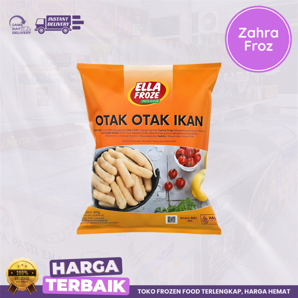 

ELLAFROZE OTAK OTAK IKAN 200 GR