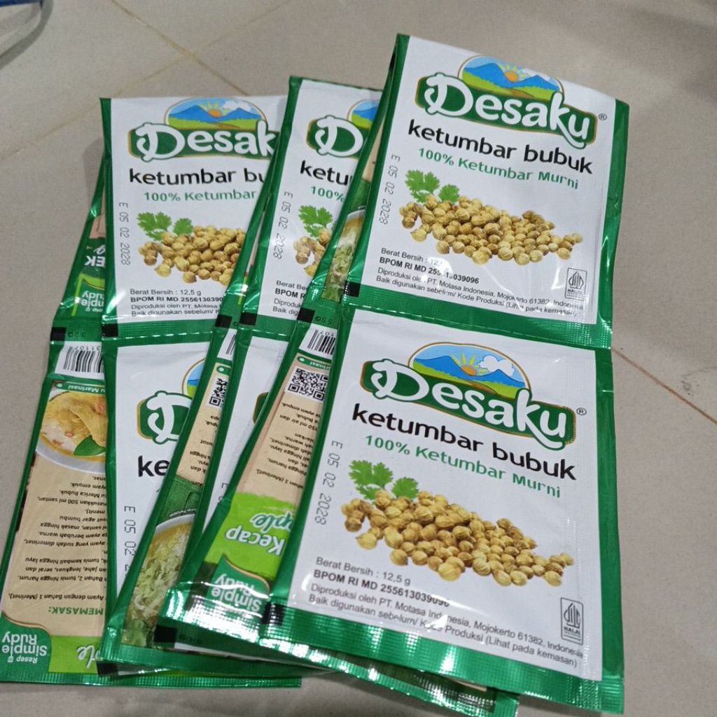 

Ketumbar Bubuk Desaku 1 Renceng Isi 12 Sachet