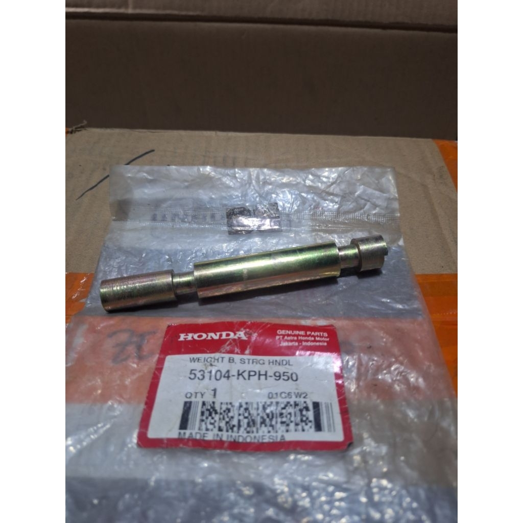 weight B dudukan jalu stang stir supra X125 fit new original ahm honda 53104-kph-950