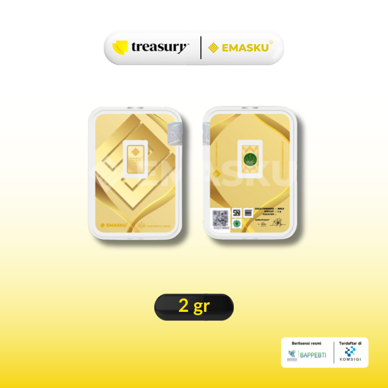 Logam Mulia EMASKU 2 Gram Hartadinata Abadi