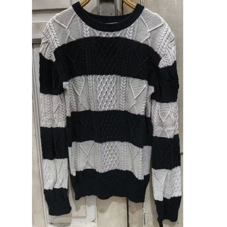 Sweater rajut anak size XL brand Global Work kisaran usia 7-8 tahun