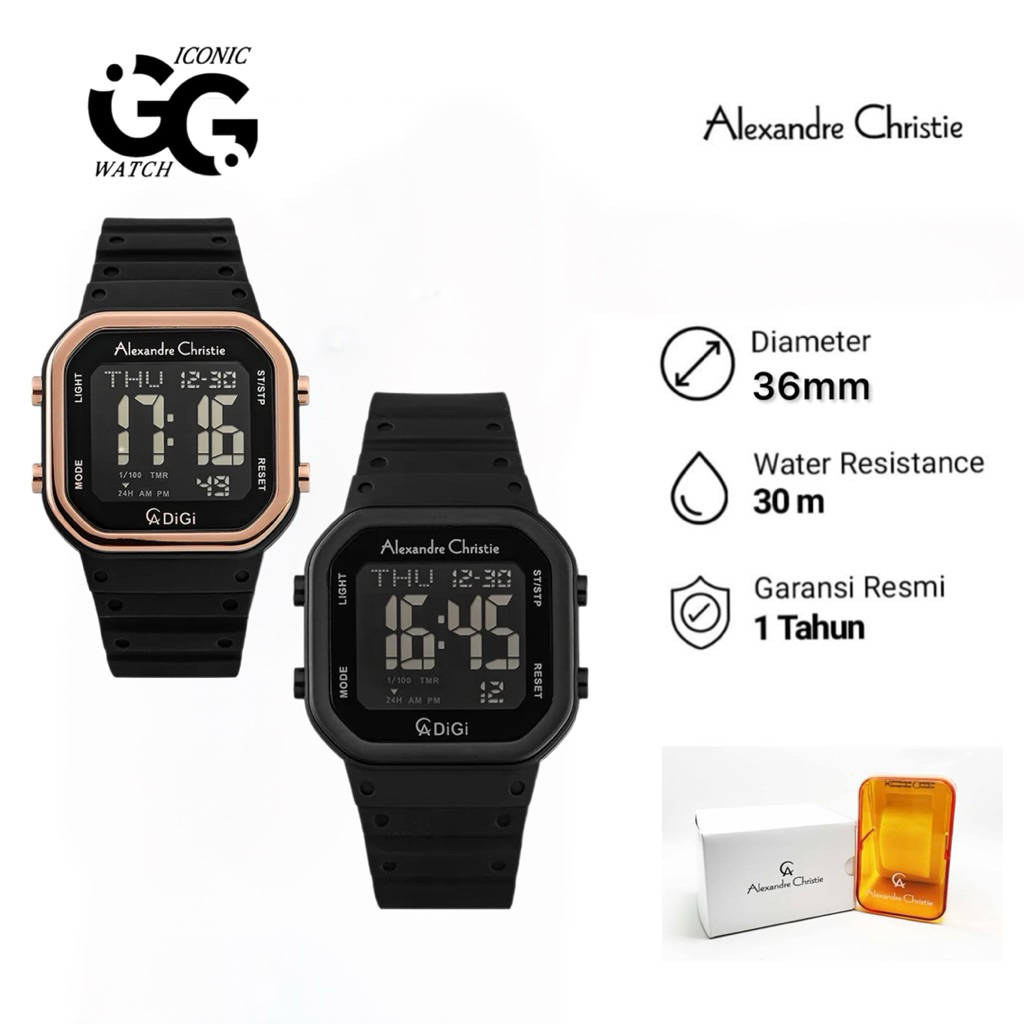 JAM TANGAN WANITA ALEXANDRE CHRISTIE AC 9347 LH