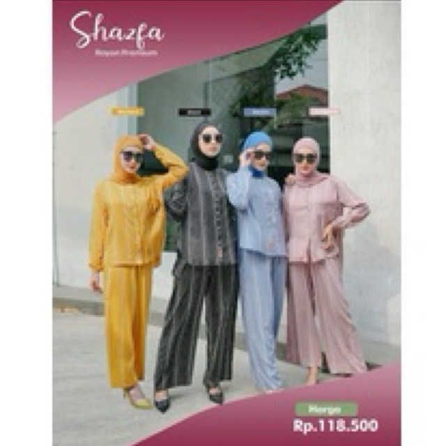 shazfa set ghina fashion