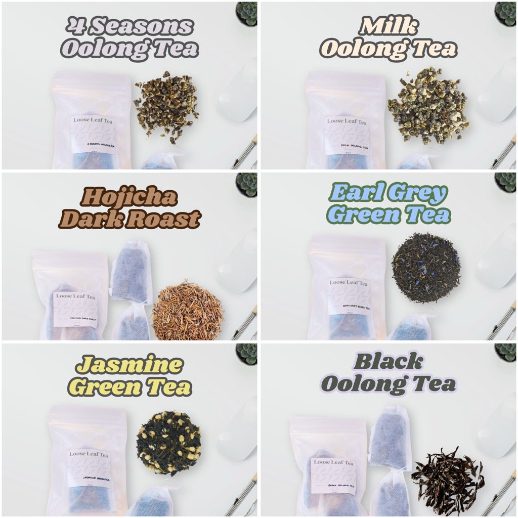 

1 Bag Loose Leaf Tea All Variant Flavour Daun Teh Kering