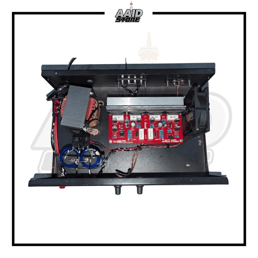 [ SUPER SALE ] Power Amplifier Rakitan 5 Ampere 400watt Stereo