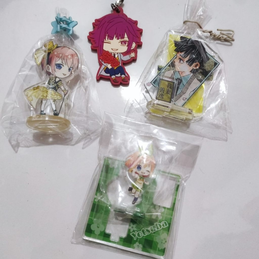Printilan Gotoubun Naruto vtuber acrylic rubber stand keychain standee akrilik official merchandise 