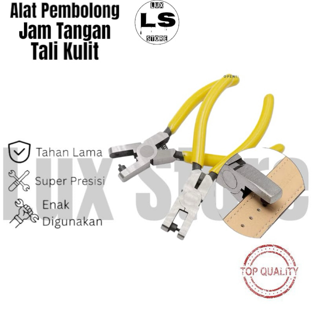 Tang Pembolong Tali Jam Tangan Kulit Alat servis Jam Tangan