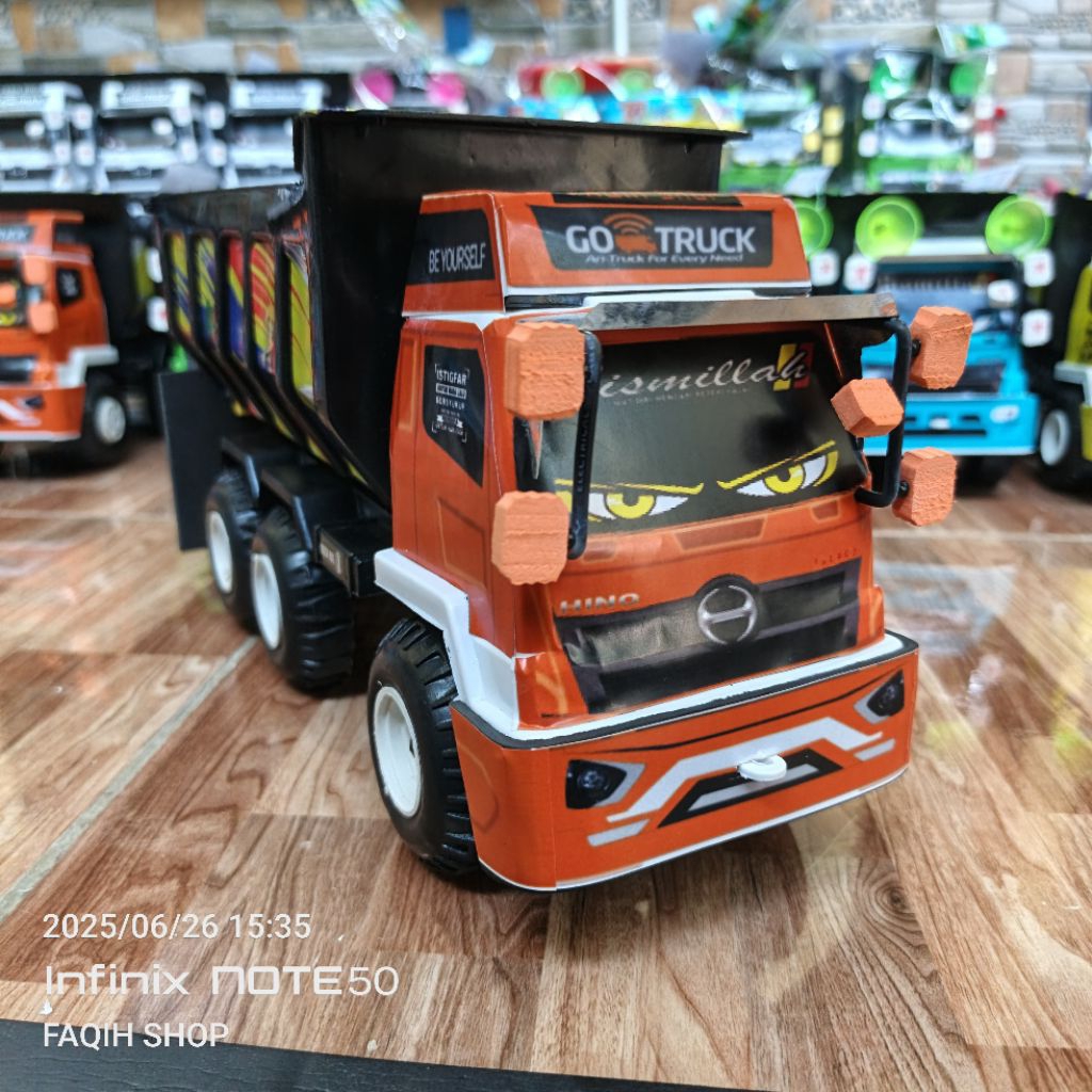 Produk Terlaris Mainan Truk Modifikasi Hino500 Bahan Plastik Uk 30cm