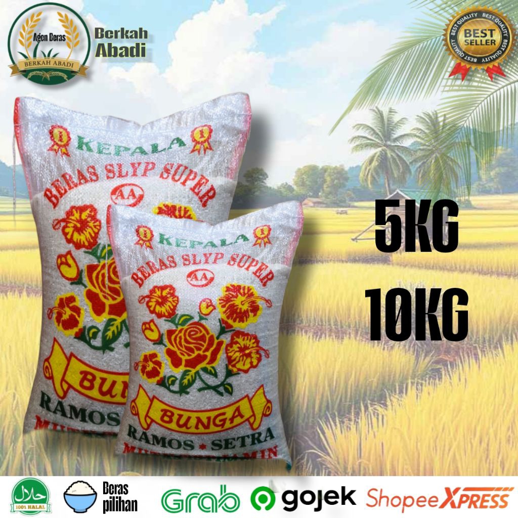 

Beras Pera Cap Bunga 5KG 10KG Berkualitas Premium