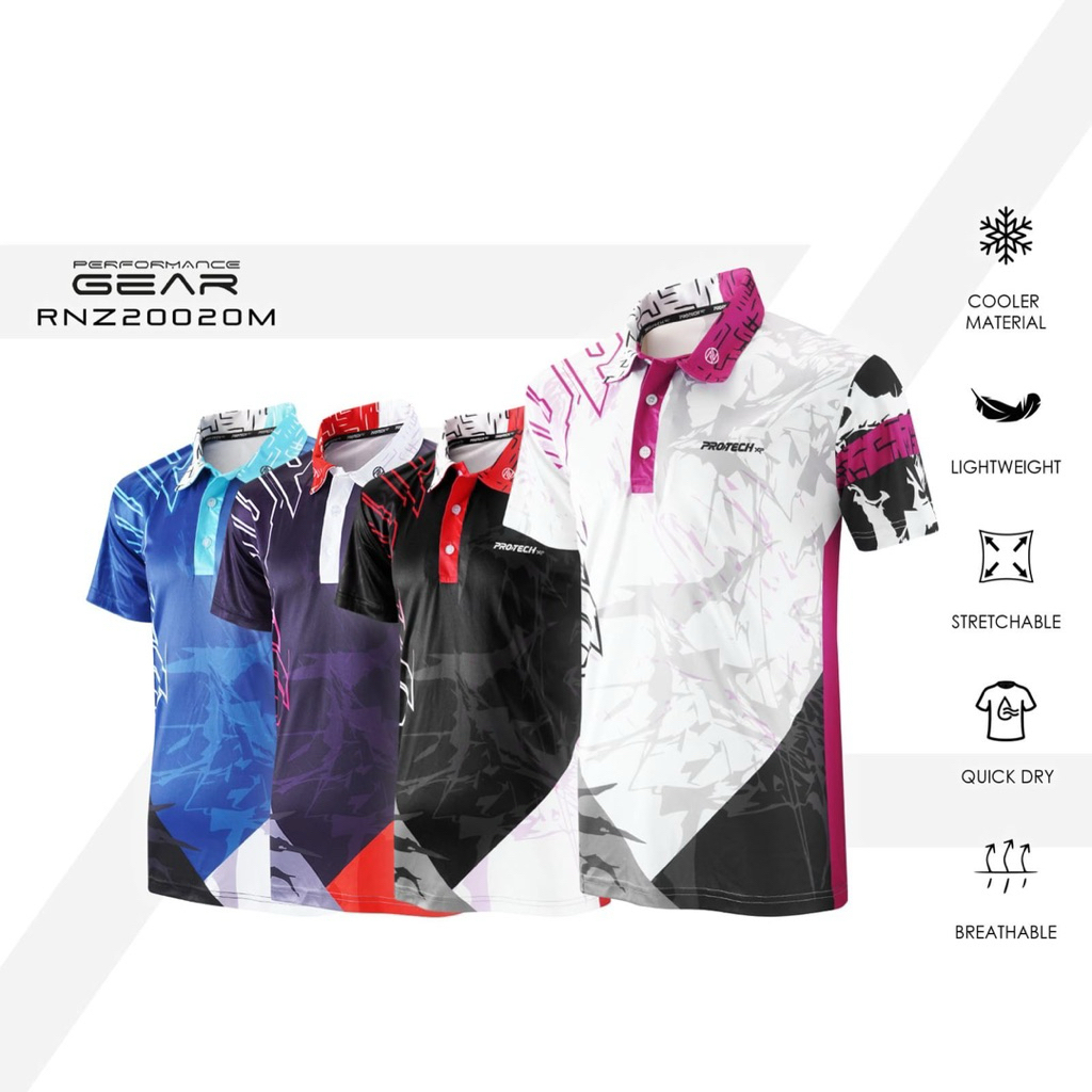 Baju Badminton Bulu Tangkis Padel Pickleball Protech RNZ20020