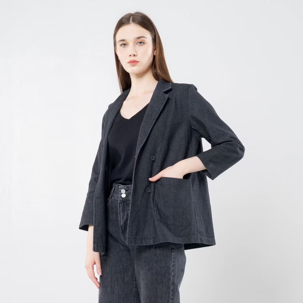 This Is April Blazer Denim