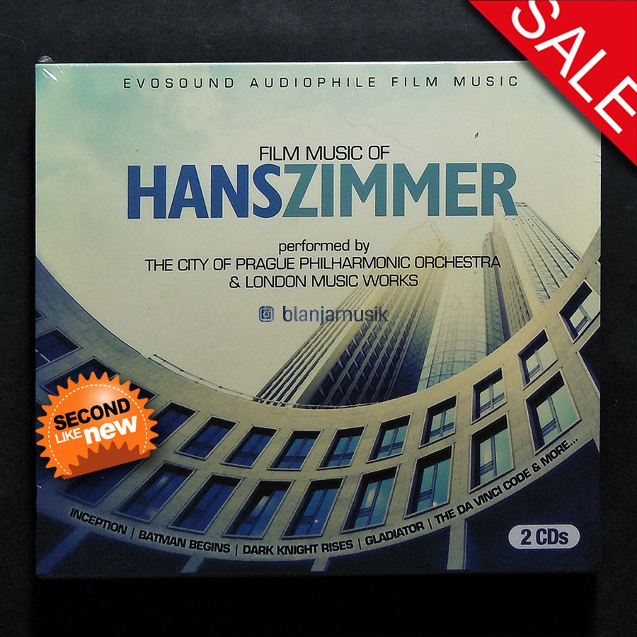 CD Hans Zimmer Evosound Audiophile Film Music Film Music Of Hans Zimmer
