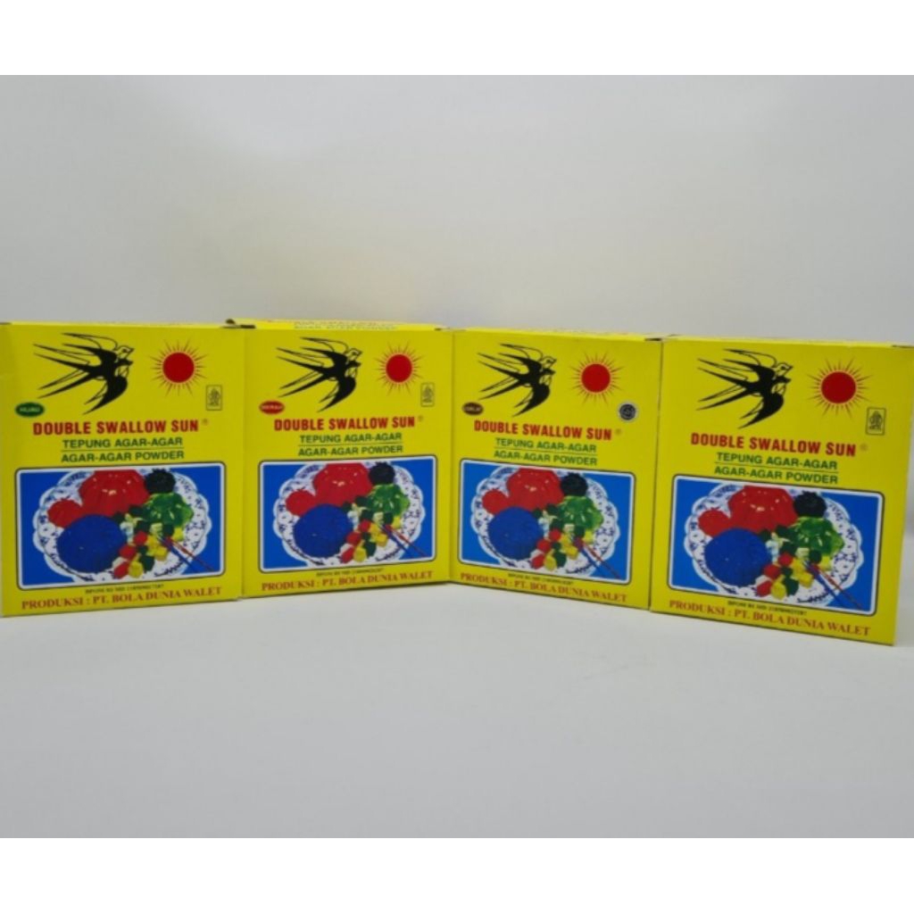 

Agar-Agar Swallow Double Sun Sachet (7gram) / Agar-Agar Powder Cap 2 Walet