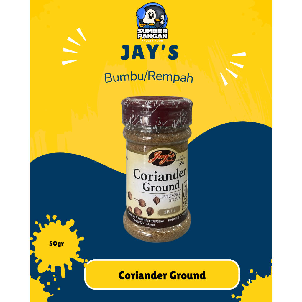 

Jay's Coriander Ground/Lada Bubuk 55gr