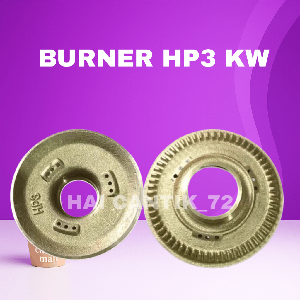 BURNER KOMPOR GAS HP3 – PENGGANTI KEPALA API HITACHI, KUAT & TAHAN LAMA