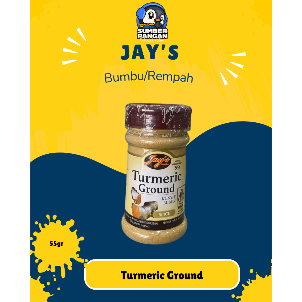 

Jay's Turmeric Ground//Kunyit Bubuk 55gr