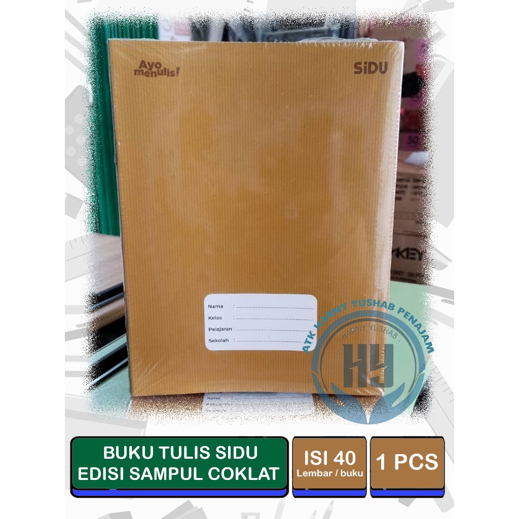 

BUKU SIDU ISI 40 LEMBAR EDISI SAMPUL COKLAT (1 PCS)