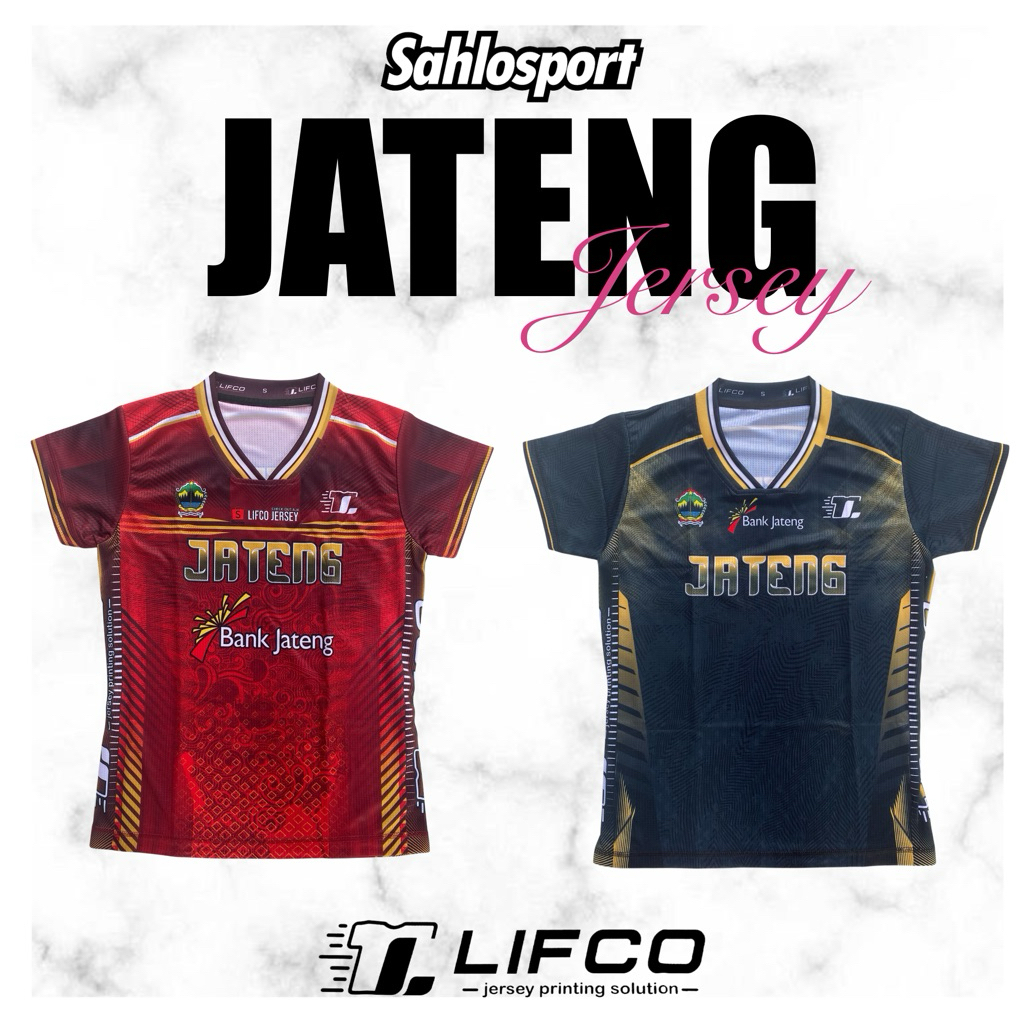 Jersey Lifco - Wanita - Jersey JATENG - Dryfit Olympus - READY STOK