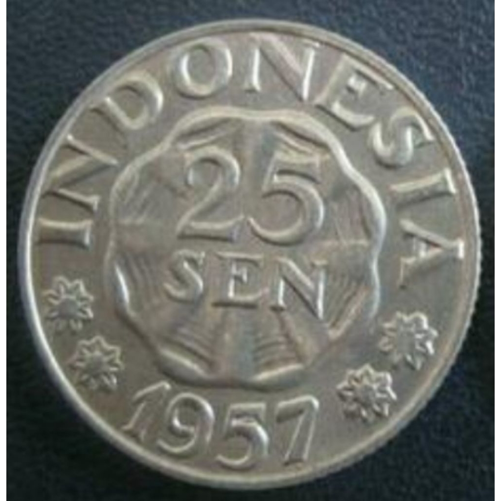 uang kuno koin 25 sen