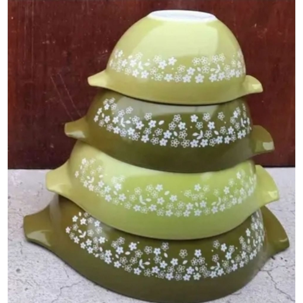 #mangkok pyrex usa hijau lama #vintage jadul