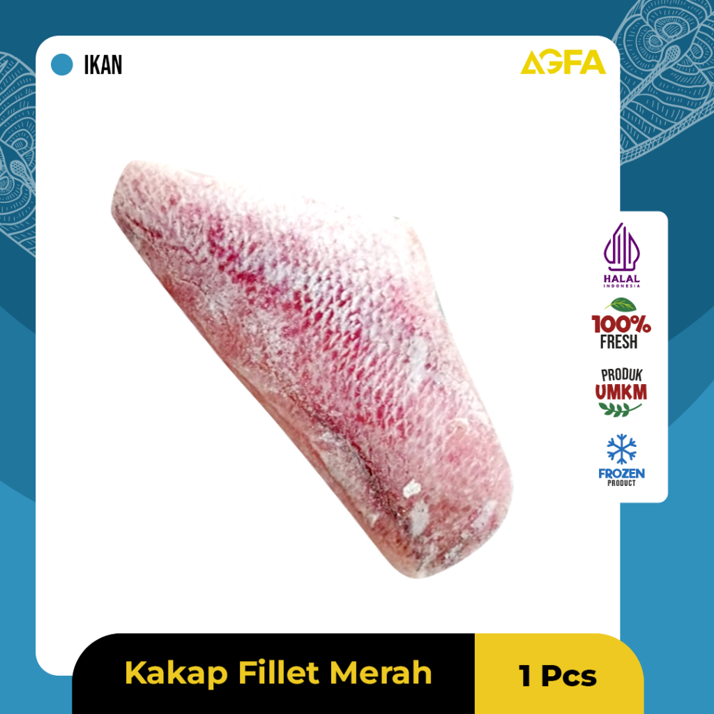 

Fillet Kakap Merah 1kg / Kakap Fillet MPASI / Kakap Merah