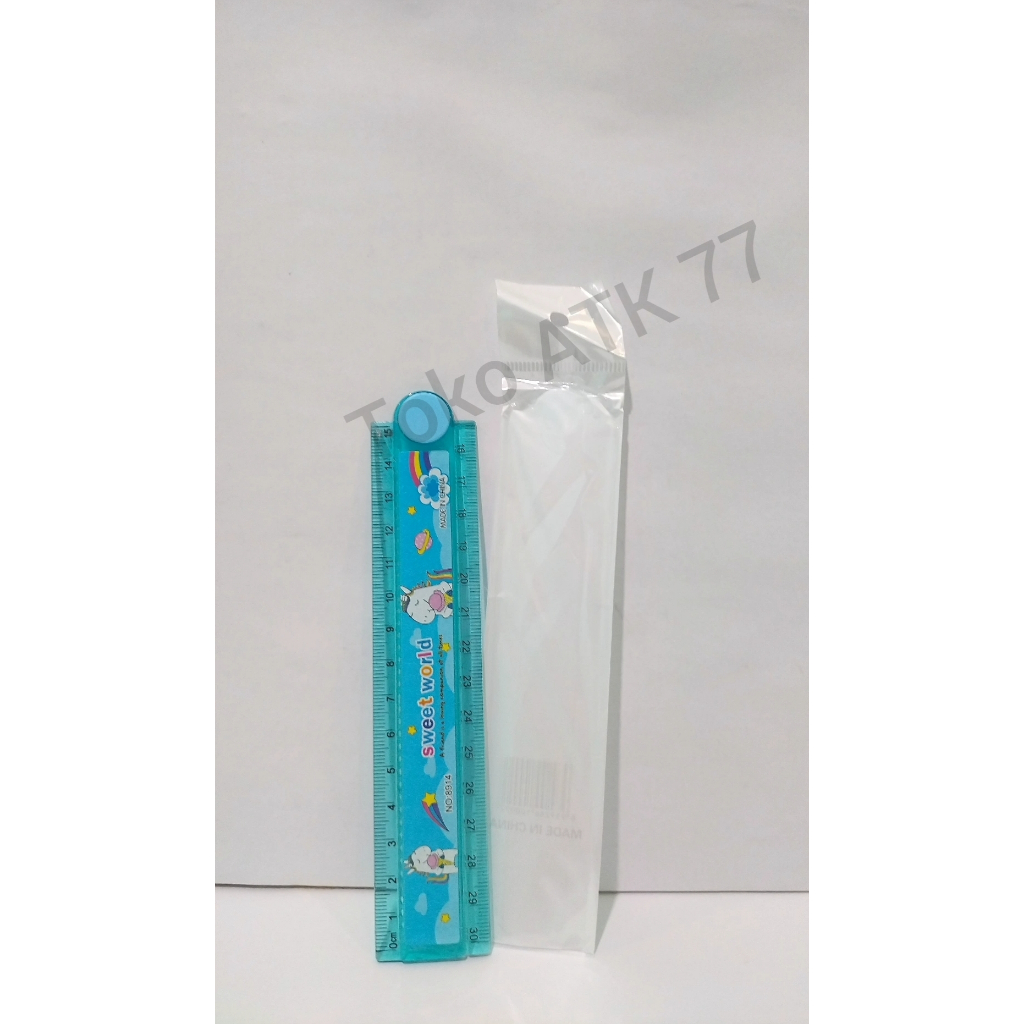 

Penggaris Lipat 15cm 30cm 15 cm 30 cm Karakter Kartun Lucu READY STOCK