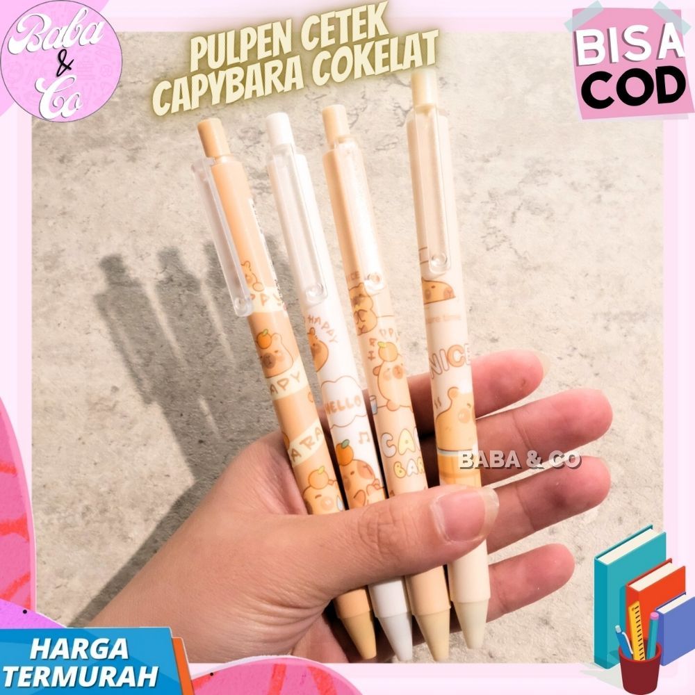 

PULPEN CETEK CAPYBARA COKELAT LUCU UNIK PEN CAPYBARA MEKANIK CETEK KAPIBARA COKLAT LUCU IMUT PULPEN CETEK CAPYBARA COKLAT PEN GLOSSY DOFF CETEK CAPYBARA COKELAT