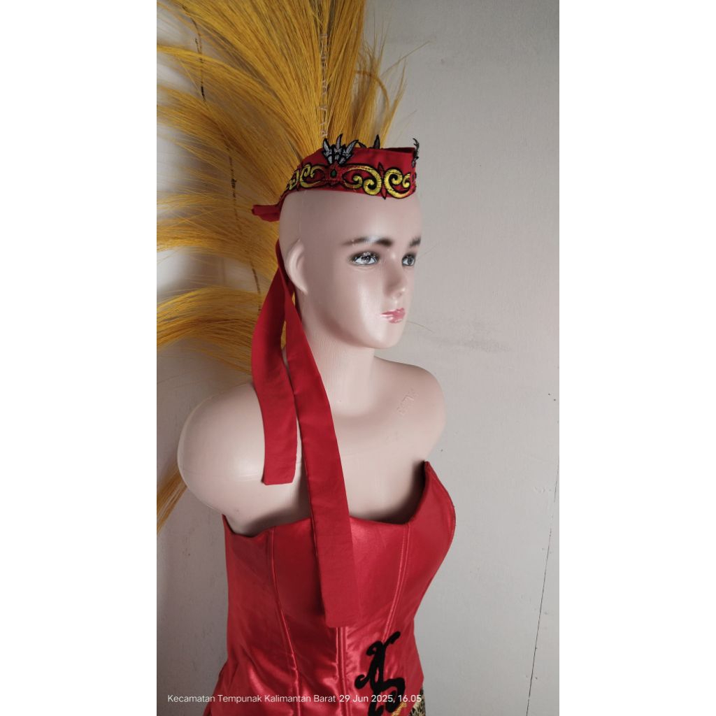 Ikat kepala dayak bordir