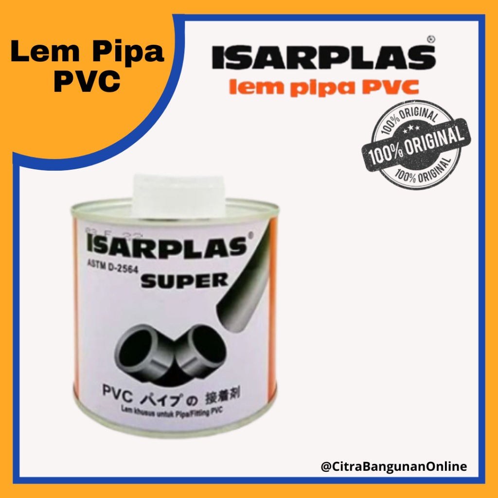 Lem PVC ISARPLAS super kaleng 400gr / Isarplas Lem PVC