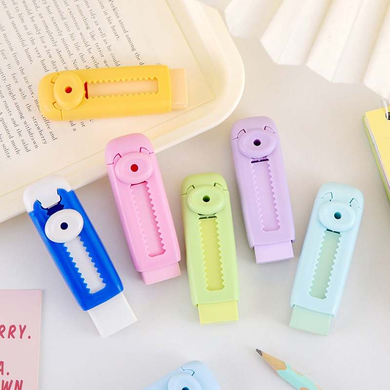 

Colorful Sliding Eraser / Penghapus Geser Warna / Penghapus Mekanik / Hapusan Mekanik Warna Lucu Tidak Meninggalkan Serpihan Pull Retractable