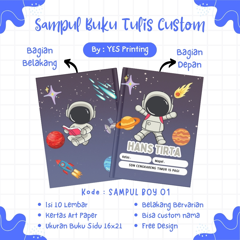 

Sampul Buku Siswi Custom Lucu & Kekinian BOY GIRL MUSLIMAH • A5/B5 – Pelindung & Hiasan Buku Tulis