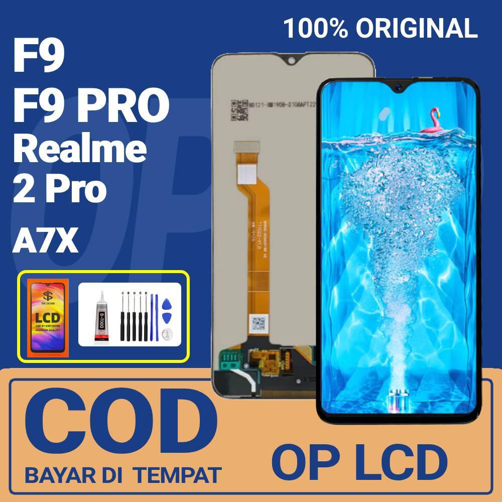 【ORIGINAL】LCD OPPO F9 / F9 PRO/ A7X / REALMI 2PRO Original 100% Fullset Asli TouchscreenAsli elsidi 