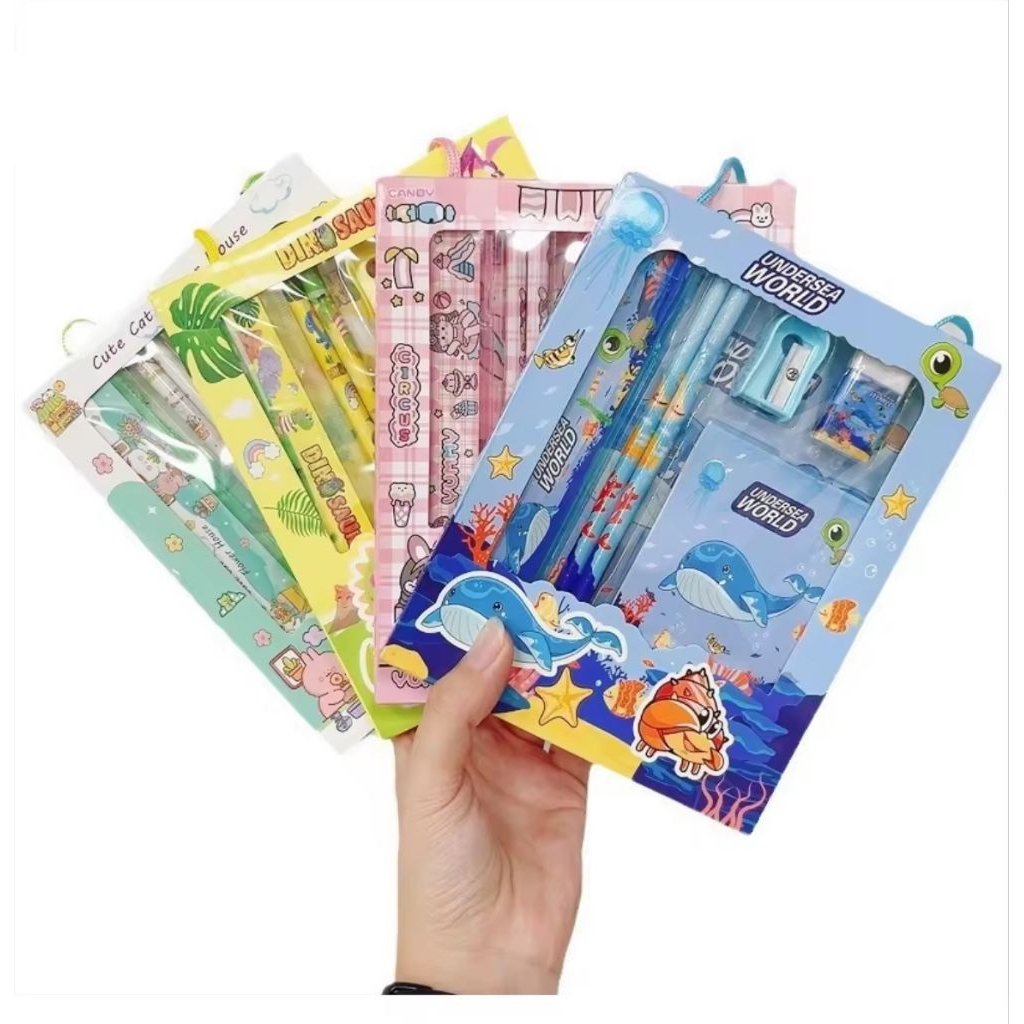

SET PAKET STATIONERY LUCU KARAKTER TK/PAUD/SD/
