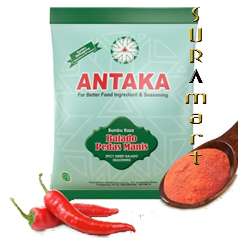 

(100 gr) ANTAKA Bumbu Instant BALADO PEDAS MANIS Penyedap Rasa Untuk Tahu Crispy Kentang Krispy