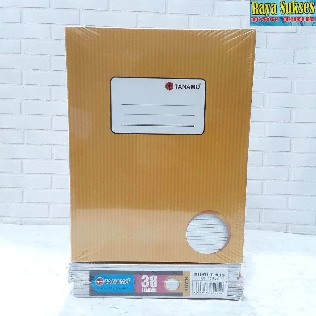 

Buku Tulis Tanamo Halus Kasar Kraft 38/Buku Tulis Sekolah 38 Lembar (1 Pack=10 Buku)