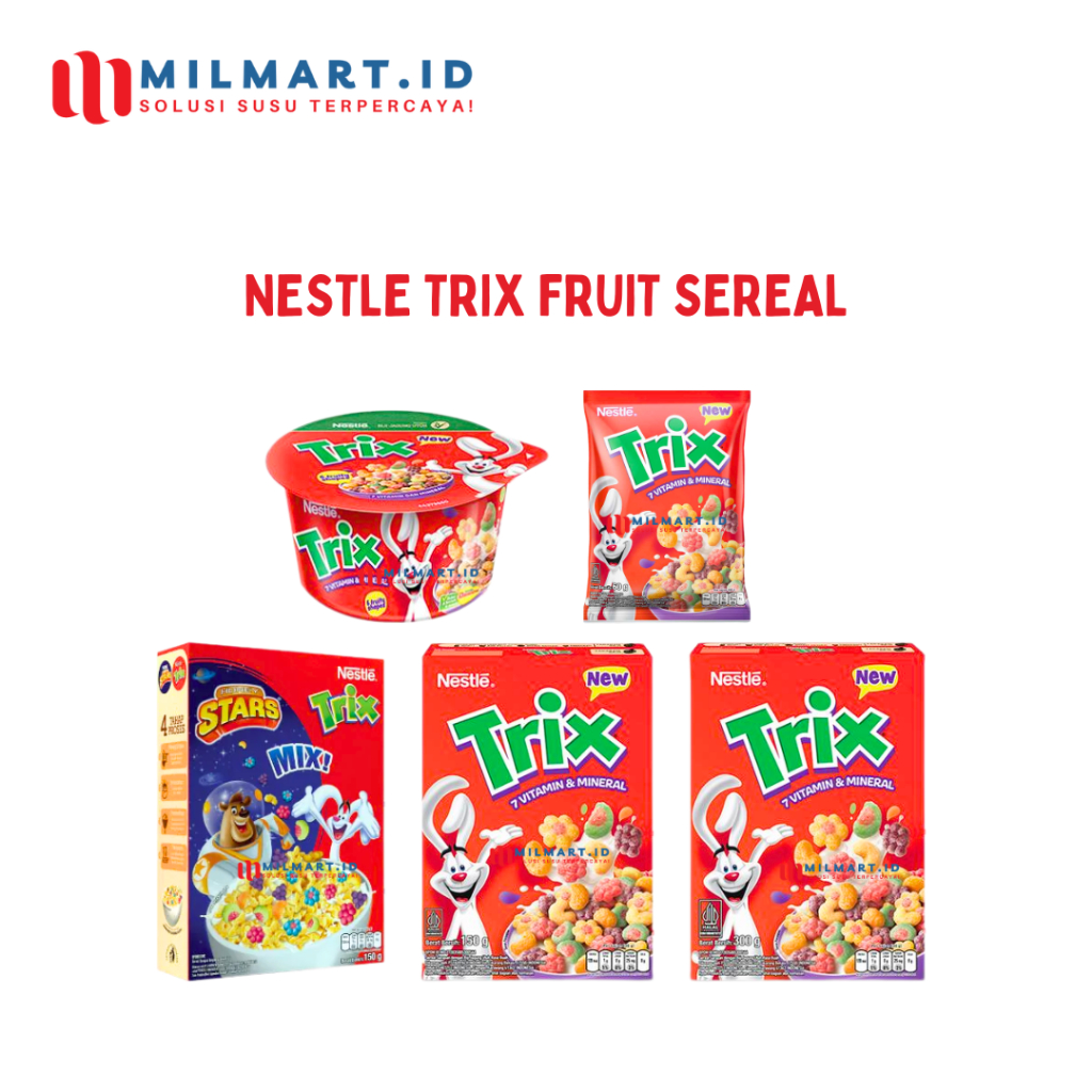 

TRIX CEREAL RASA BUAH SEREAL SARAPAN PAGI FRUIT/HONEY STAR FLAVOR