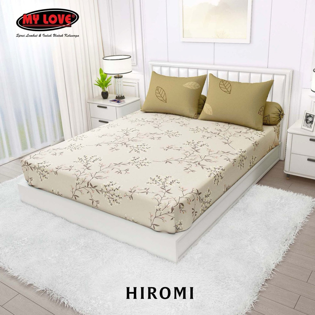 Tinggi 30 cm, Sprei my love 180 x 200 motif hiromi