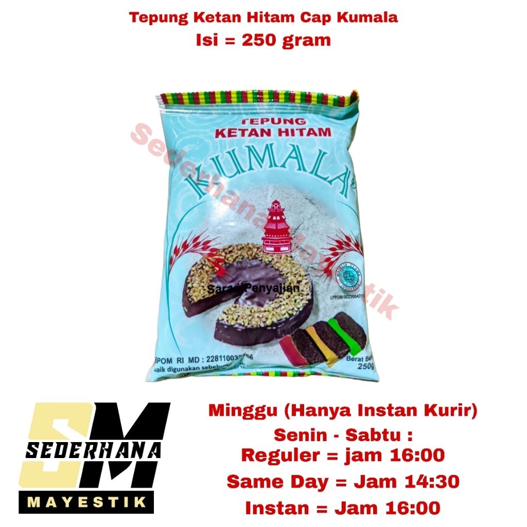 

Kumala Tepung Ketan Hitam Halus 250gr 250 gram