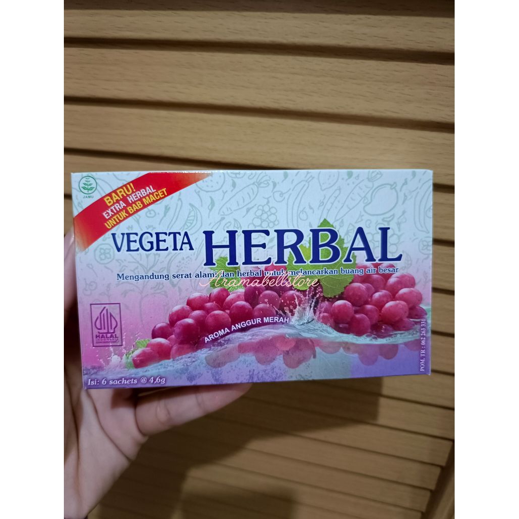 

DUS Vegeta herbal anggur dus isi 6sachet