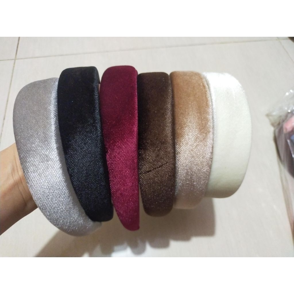 LUSINAN,bando busa wanita,bando busa tebal import