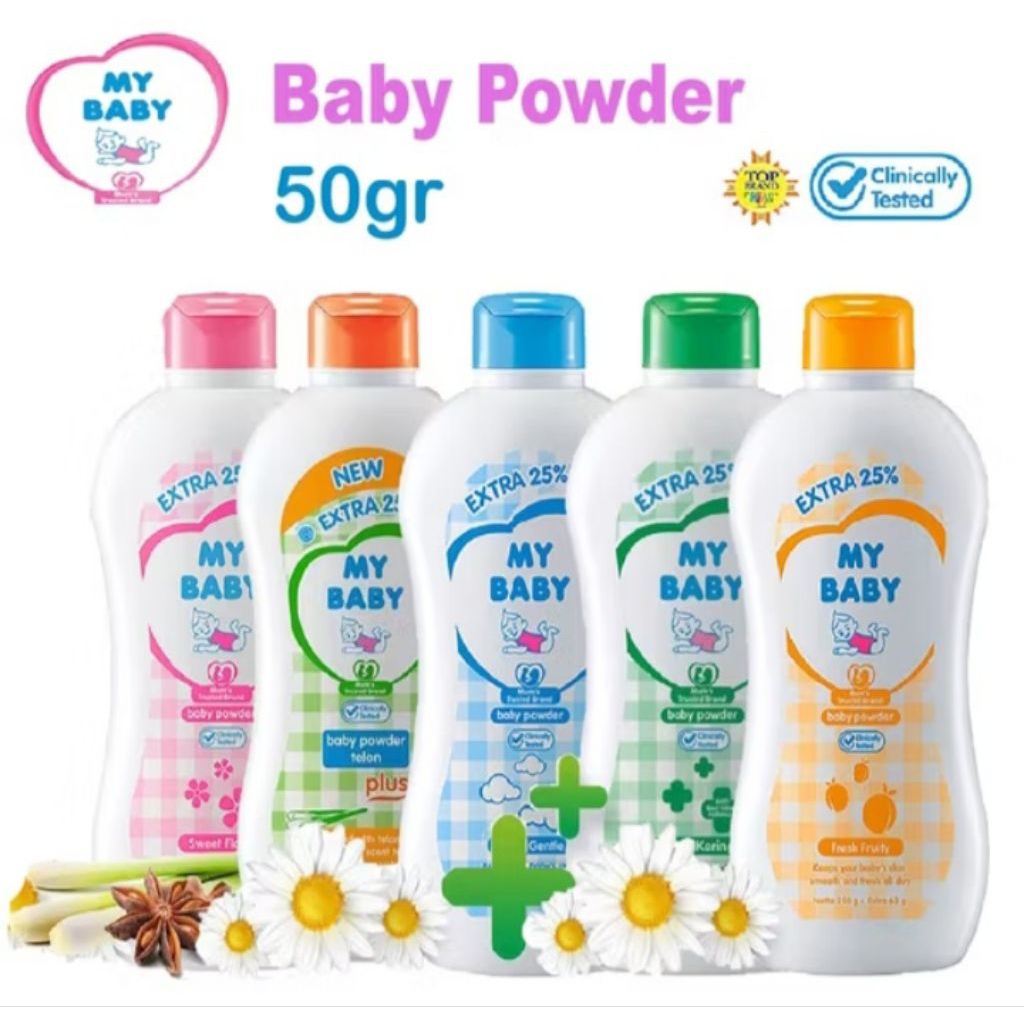 My Baby Powder 50g Bedak Bayi - Bedak Bayi 50g Bedak Bayi My Baby/My Baby Powder 50gr | Bedak Bayi |