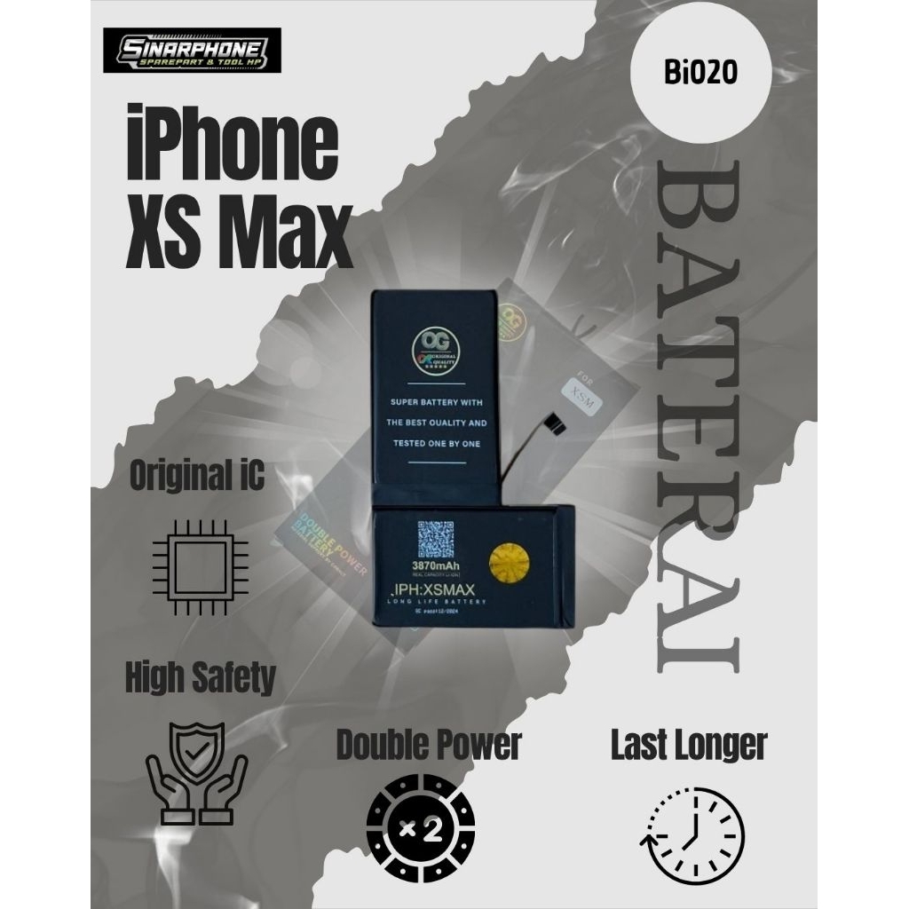 BATERAI IPHONE X | IPHONE Xs | IPHONE Xs MAX