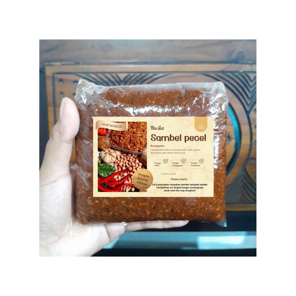 

Bumbu Sambel Pecel Bu Ike 250gr - Produk Asli & Berkualitas - Bahan alami - Rasa autentik