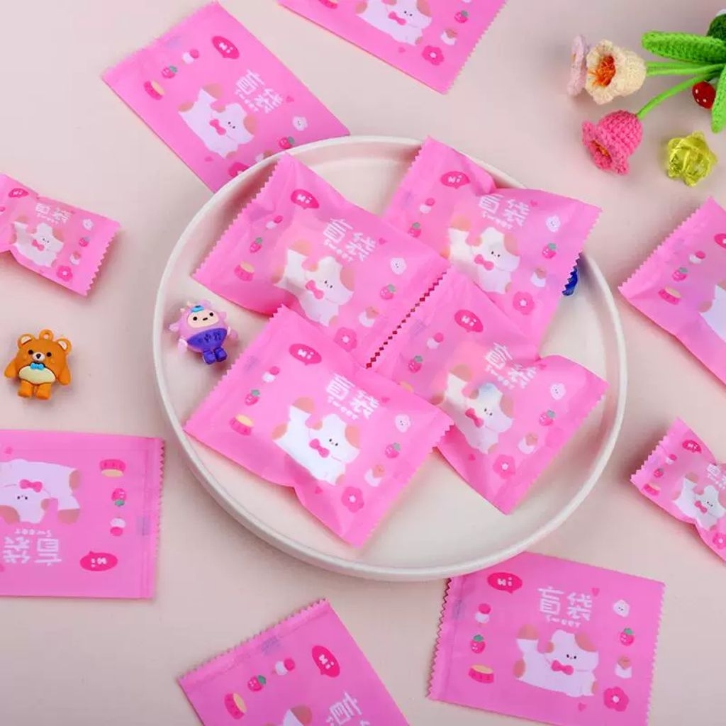 

READY !!! 100 pcs kantong mini / plastik permen blindbag / plastik gift