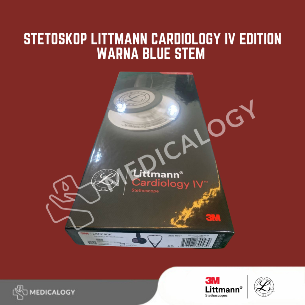 Stetoskop Littmann Cardiology IV Edition Warna Blue Stem