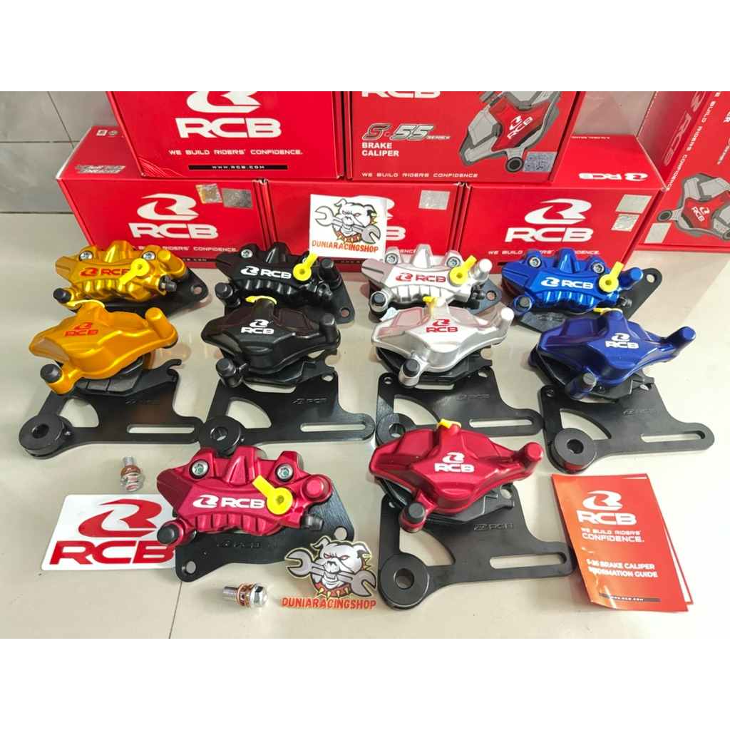 Kaliper RCB S26 Satria Fu GSX Sonic Supra GTR KLX DTracker Jupiter MX Vixion R15 Ninja Kaliper Depan