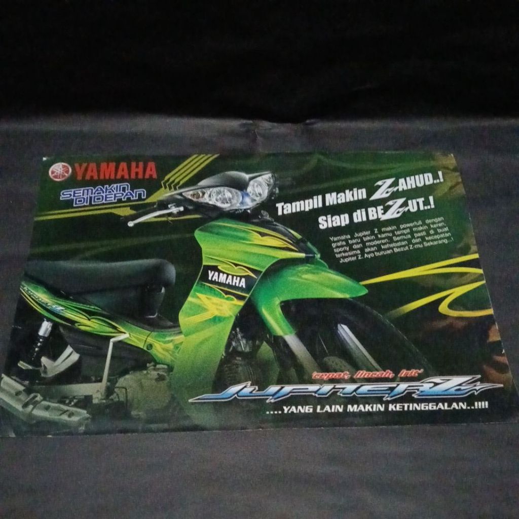 poster brosur leaflet Yamaha Jupiter Z