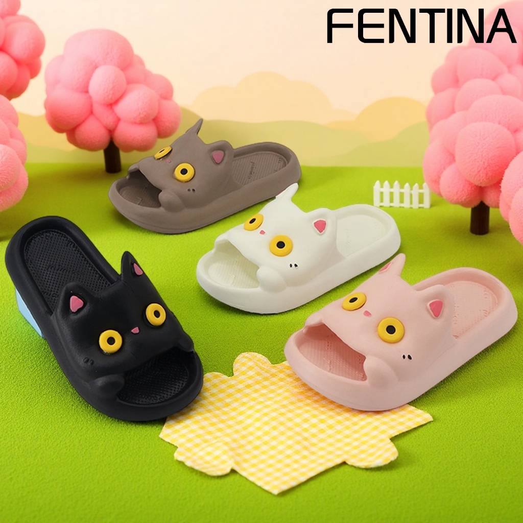 FENTINA Sandal Anak Perempuan Sandal Fuji Anak Baim Jelly Sandal Aank Sandal Flat Anak Laki Laki